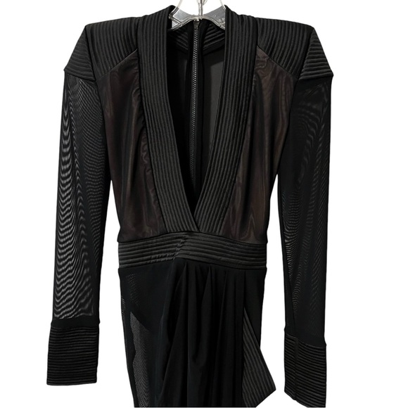 Revolve Zhivago Eye Of Horus Sheer Gown in Black Size 2 dress formal goth unique - Picture 6 of 16